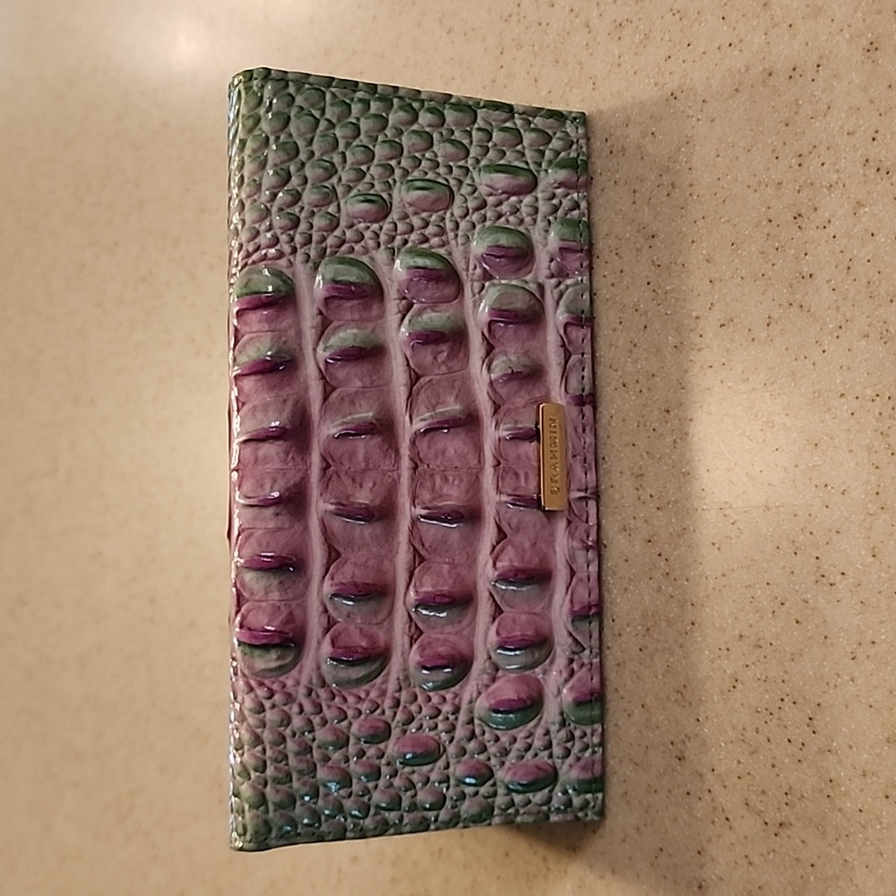 Brahmin check book cover